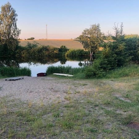 Kaszubski Loft Z Wlasnym Stawem Rybnym Zukowo Luaran gambar
