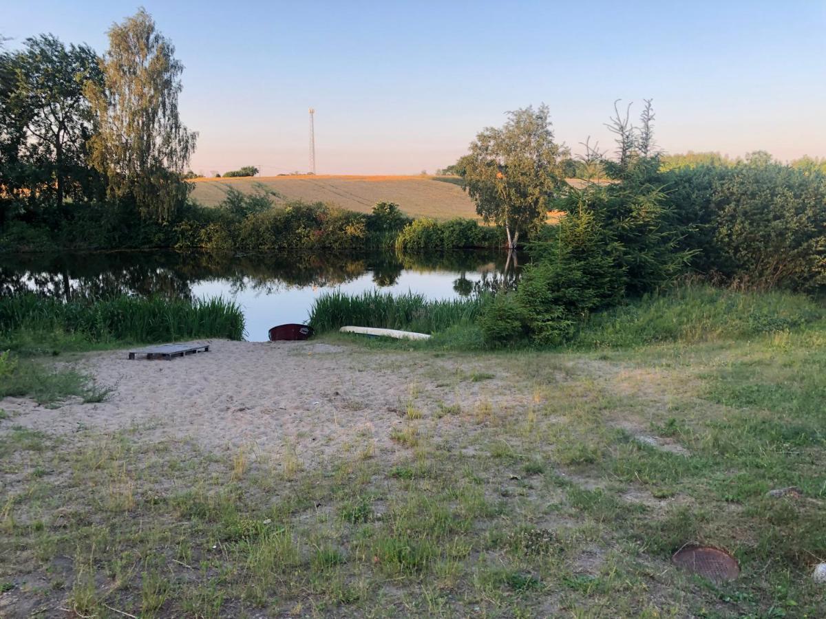 Kaszubski Loft Z Wlasnym Stawem Rybnym Zukowo Luaran gambar